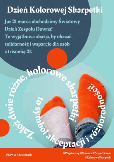 Dzień Kolorowej Skarpetki – 21 marca 2025