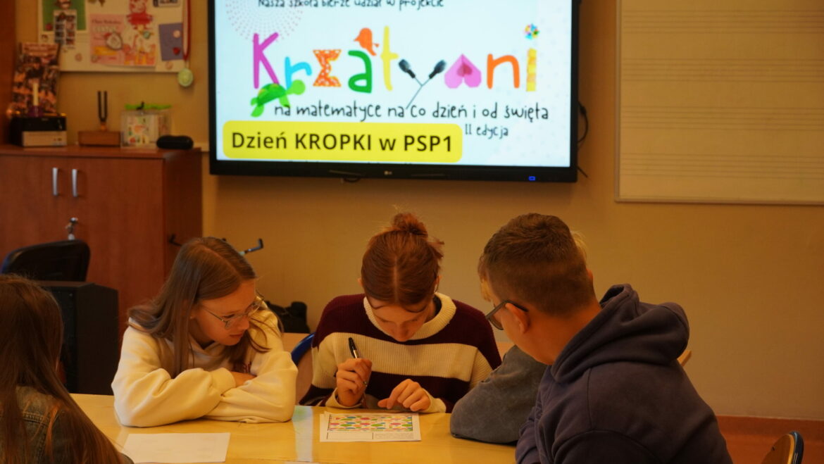 Dzień Kropki na matematyce