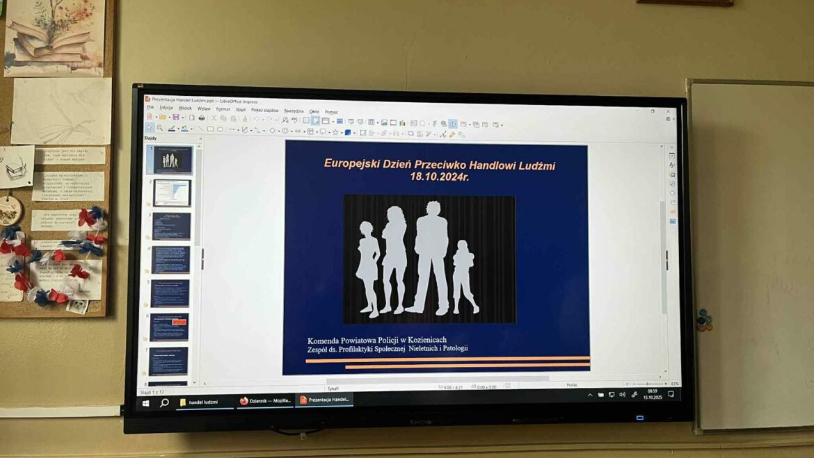 18 października EUROPEJSKI DZIEŃ WALKI Z HANDLEM LUDŹMI