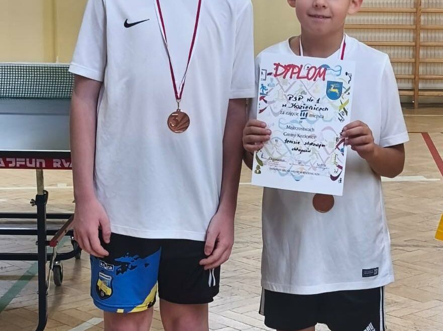 Mistrzostwa Gminy w tenisie stołowym chłopców