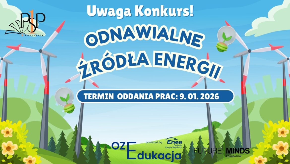 Konkurs szkolny „Odnawialne Źródła Energii”