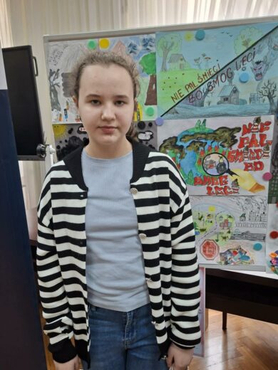 Konkurs plastyczny pt. „Nie pal śmieci, bo smog leci!”