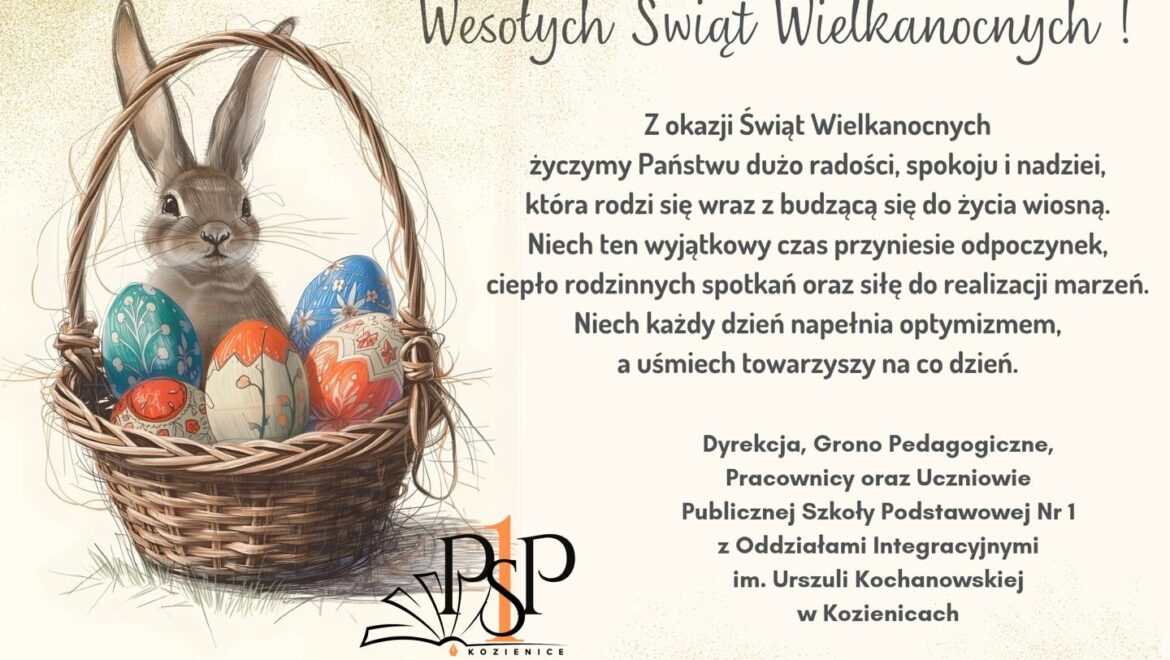 Wesołych Świąt Wielkanocnych!