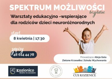 Spektrum Możliwości – warsztaty edukacyjno-wspierające dla rodziców dzieci neuroróżnorodnych