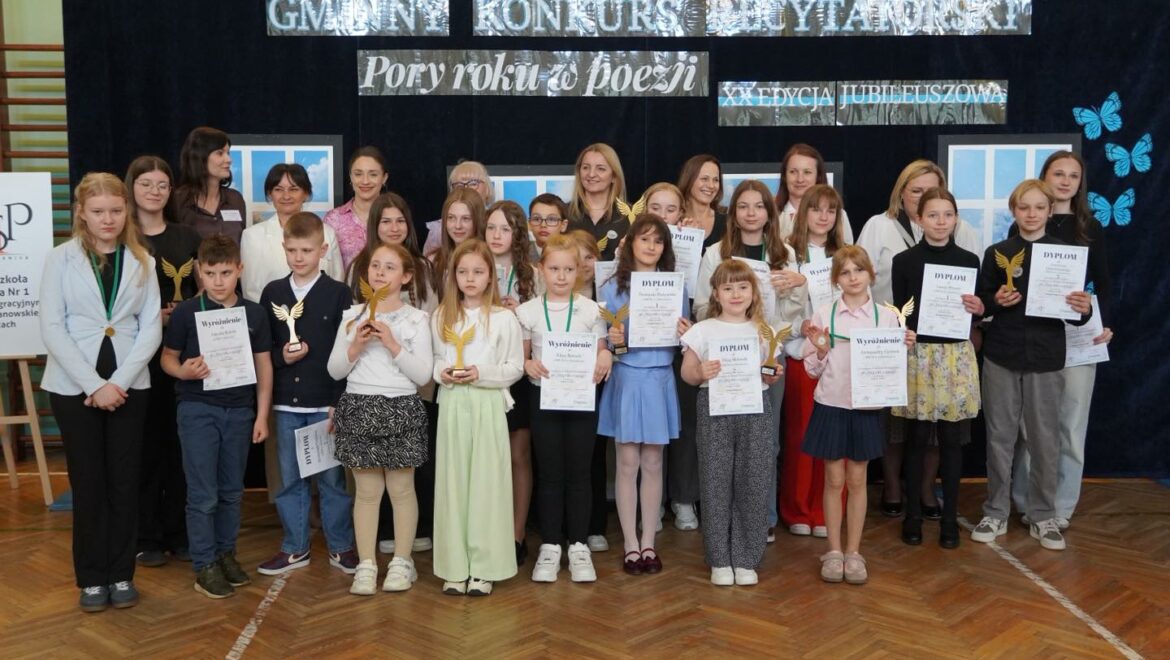 Gminny Konkurs Recytatorski pt. „Pory roku w poezji”