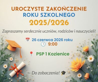 Zakończenie roku szkolnego 2025/2026
