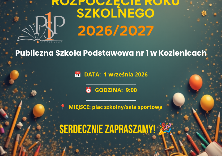 Uroczyste rozpoczęcie roku szkolnego 2026/2027